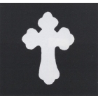 Stencil Cross Brass