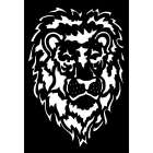Stencil Lion