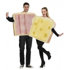 Ham And Swiss Adult Couple