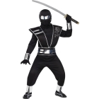 Silver Mirror Ninja Chld Lg 12