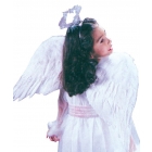 Angel Wings Feathr Chld Blk