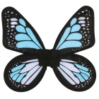 Wings Butterfly Satin Ad Blue