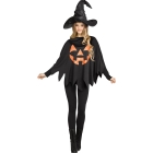 Jack Oí Lantern Pumpkin Poncho - Adult