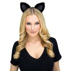 CAT HEADBAND BLACK