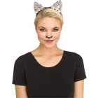 Black/Jeweled Cat Ear