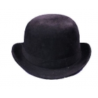 Derby Hat Black Felt Large