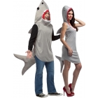 SAND SHARK HOODIE DRESS COUPLE