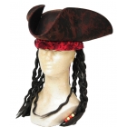 Pirate Hat Brown W Dread