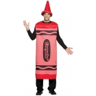 Crayola Costume Red Adlt Lg/Xl