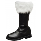 Santa Boot With White Fur Cuff