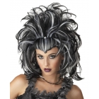 Wig Evil Sorceress Black White