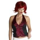 Razor Pixie Wig Burgundy/Red