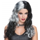 Wicked Witch Grey Black Wig
