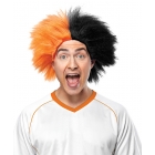 Sports Fun Wig Orange Black