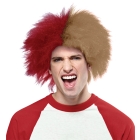 Sports Fun Wig Red Gold