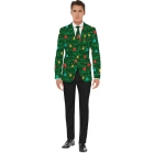 Christmas Grn Jacket/Tie Lg