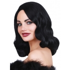 Wig Hollywood Glamour Black