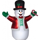 Snowman Luxe Giant Airblown