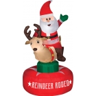 Airblown Animated Santa Reinde