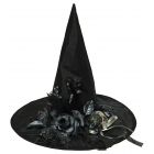 Witch Hat W/Bone Skull