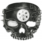 Steam Punk Mask-No Jaw Skeleto