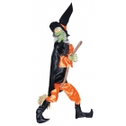 Leg Kicking Witch With Broom