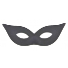 Harlequin Mask Satin Black