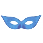 Harlequin Mask Satin Blue