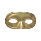 Half Domino Mask Metallic Gold