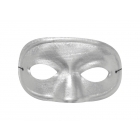 Half Domino Mask Metallic Silv