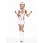 Nurse Head Zip Dress Sml Med