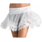 Petticoat White Lace Bottom