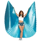 Metallic Pleated Wings 360 Deg Met-Blue