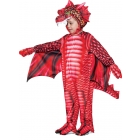 Dragon Red Printed Tod 2-4T