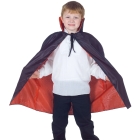 Cape Taffeta Child Red/Black