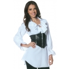 Pirate Laced Front Blouse Lg