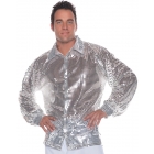 Silver Sequin Shirt Adult One 