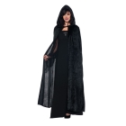 Hooded Cloak Black 55 Inches