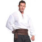Pirate Shirt White Adult Xl
