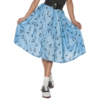 50'S Musical Note Skirt Ad Xl